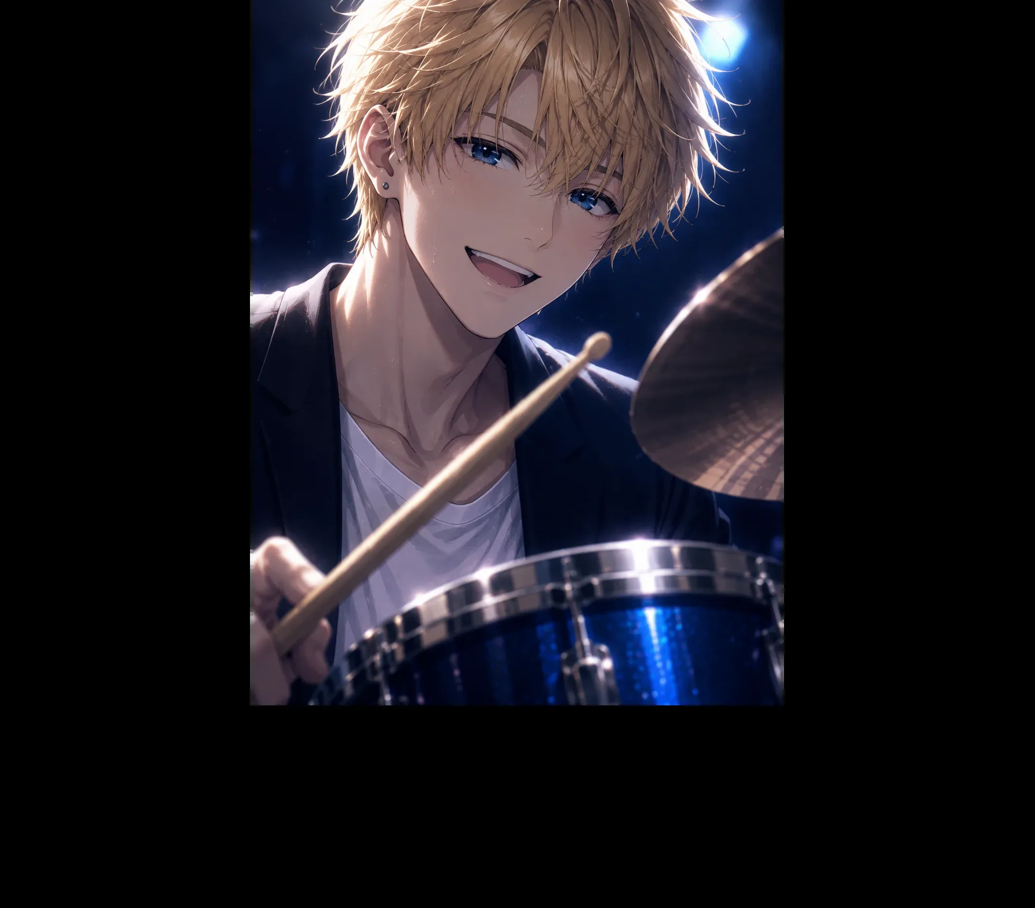 Snow flakes スノーフレークス スノフレ ハヤテ 楠木颯 ドラム キャラクター 山吹ことり
